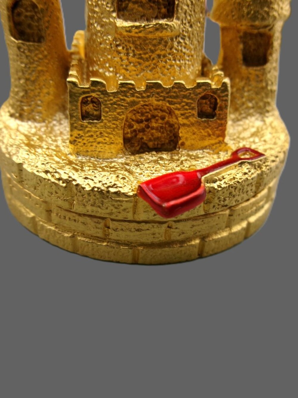 Unused Estee Lauder Beautiful Sand Castle Compact, Unused Vintage Vanity View 4